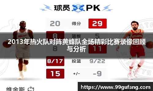 2013年热火队对阵黄蜂队全场精彩比赛录像回顾与分析